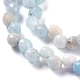 Natural Aquamarine  Beads Strands(G-H243-08)-3