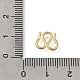 真鍮製のM字型留め具(KK-CBA0DF0-14D-G)-3