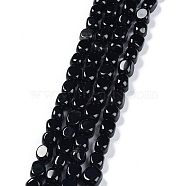 Natural Obsidian Beads Strands, Nuggets Tumbled Stone, 6.5~15x7~14x7~14mm, Hole: 1~1.4mm, about 32~33pcs/strand, 15.16~ 15.75 inch(38.5~40cm)(G-C038-02H)