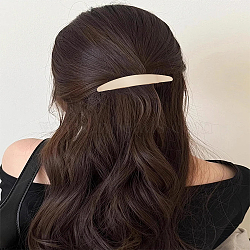 1Pc Alloy Plating Hair Barrettes, Horse Eye, Golden, 100x21mm(OHAR-LP0001-11)
