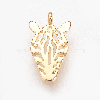 Real 18K Gold Plated Horse Brass Charms