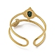 304 Stainless Steel with Synthetic Malachite Ring(RJEW-Z031-01H-03)-3