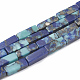 Синтетический драгоценный камень бисер нитей(G-S321-002)-1