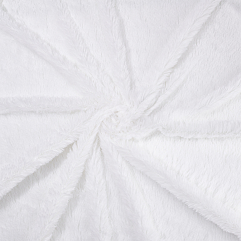 1 Yard Polyester Plush Fabric, Carpet Pillow Accessories, White, 1550mm