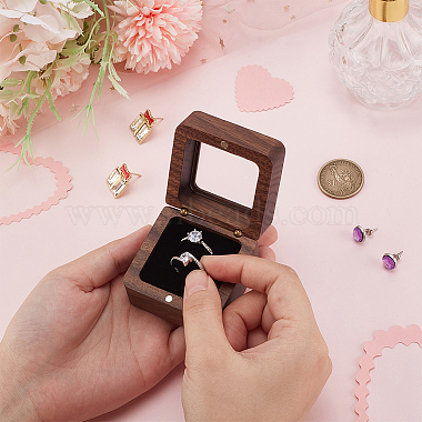 Square Wooden Finger Ring Gift Magnetic Boxes(CON-WH0089-109A)-3