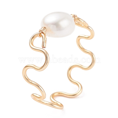 Natural Cultured Freshwater Pearl Bead Rings for Women(RJEW-JR00435)-7