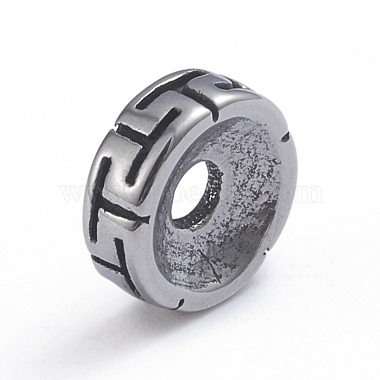 Retro 304 Stainless Steel Spacer Beads(STAS-L243-040AS)-2