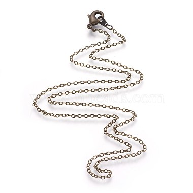 1.5mm AntiqueWhite Brass Necklace Making
