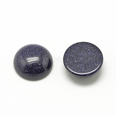 Synthetic Blue Goldstone Cabochons(G-R416-12mm-34)-2