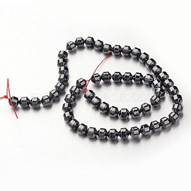 Non-magnetic Synthetic Hematite Bead Strands(G-F300-31A-09)-2