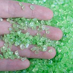 Glass Chip Beads, No Hole, for DIY Drip Filler, Light Green, 1~4x1~4x1~4mm, about 900000Pcs/450g(GLAA-WH0033-43X)