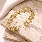 304 Stainless Steel Cuff Bangles for Women, Tortoise, Golden, Inner Diameter: 2.44x1.89 inch(6.2x4.8cm)(BJEW-G777-02G)