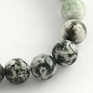 Natural Agate Round Gemstone Beads Strands, 8.5mm, Hole: 1.2mm, about 45~48pcs/strand, 15 inch(X-G-R255-8mm)