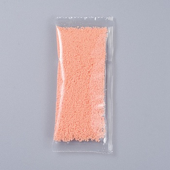 Decorative Moss Powder, for Terrariums, DIY Epoxy Resin Material Filling, Light Salmon, Packing Bag: 125x60x8mm