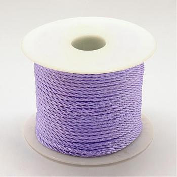 Nylon Thread, Medium Purple, 1.0mm, about 49.21 yards(45m)/roll