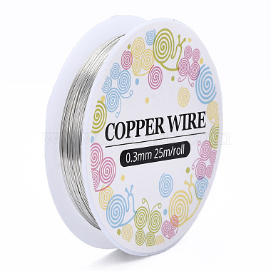 Copper Jewelry Craft Wire(CW0.3mm006)-2