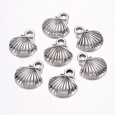 Antique Silver Shell Alloy Charms