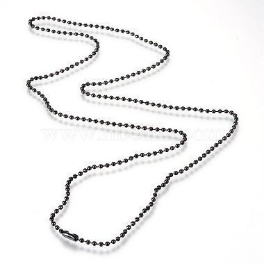 304 Stainless Steel Ball Chain Necklace(MAK-R012-02B)-2