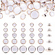 50Pcs 5 Styles Plastic Shank Buttons(BUTT-TA0001-63)-1