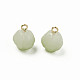 Two Tone Spray Painted Glass Pendants(GLAA-Q092-05A)-3