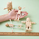 Unfinished Blank Wooden Robot Toys(AJEW-TA0001-03)-7
