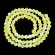 Imitez des brins de perles en verre givré bicône en cristal autrichien(GLAA-F029-TM2mm-A21)-3