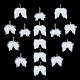 15Pcs 5 Style Feather Wings Pendant Decorations(FIND-GA0003-03B)-1