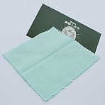 Silver Polishing Cloth, Jewelry Cleaning Cloth, 925 Sterling Silver Anti-Tarnish Cleaner, Square, Random Single Color or Random Mixed Color, 17x17cm(JT007-2)