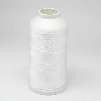 Nylon Thread, For Tassel Making, White, 0.3mm, about 1093.61 yards(1000m)/roll