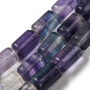 Natural Fluorite Beads Strands, Column, 10x6mm, Hole: 0.8mm, about 40pcs/strand, 15.67''(39.8cm)(G-M420-E08-03)