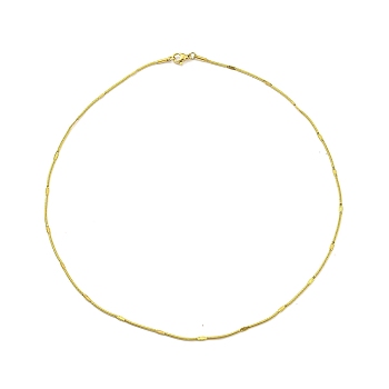Ion Plating(IP) 304 Stainless Steel Round Snake Chain Necklaces, Golden, 17.95 inch(45.6cm)