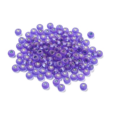 Dark Violet Glass Beads