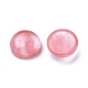 Cherry Quartz Glass Cabochons(X-G-P393-R59-10MM)-2