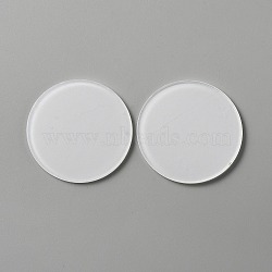 Acrylic Flat Round Action Figure Display Bases, Clear, 40x2mm(KY-WH0004-05B-A)