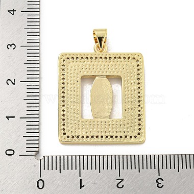 pendentif en laiton plaqué rack(KK-P270-05B-G)-3