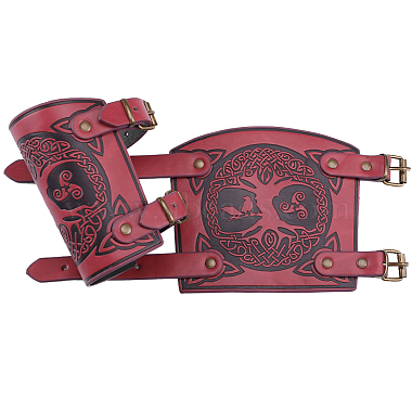 Indian Red Imitation Leather Bracelets