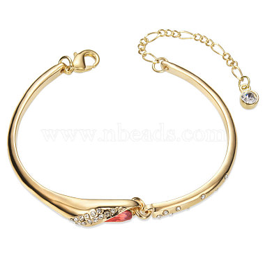 Clear Brass + Austrian Crystal Bracelets