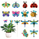 DIY Diamond Painting Insects Decorative Garden Stake Kits(DIAM-TAC0001-03)-1