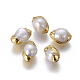 culture des perles perles d'eau douce naturelles(PEAR-F011-56G)-1