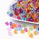Faceted Bicone Transparent Acrylic Beads(DBB8mm)-1