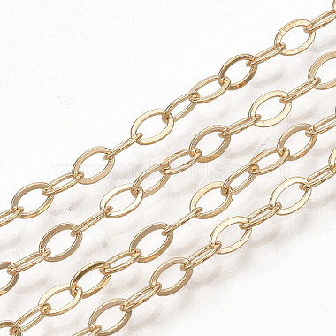 Brass Cable Chain Necklace Making(X-MAK-T006-05KC)-2