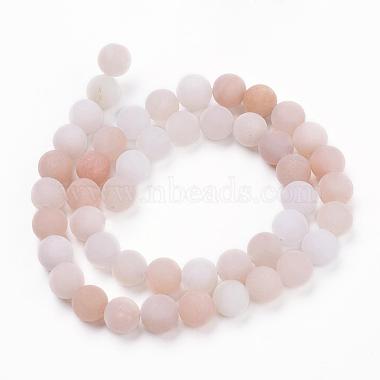 Natural Pink Aventurine Beads Strands(G-F520-56-4mm)-2