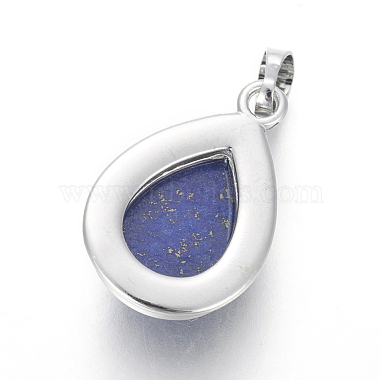 Pendentifs en lapis lazuli naturel(G-L512-C09)-3