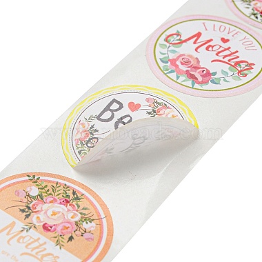 Mother's Day 8 Styles Stickers Roll(DIY-H166-01)-4