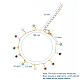 Bracelets à breloques en laiton émaillé étoile(X-BJEW-JB05221-02)-4