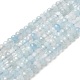 Natural Aquamarine Beads Strands(G-K256-58A)-2