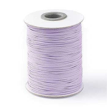 Korean Waxed Polyester Cord, Lilac, 1mm, about 85yards/roll