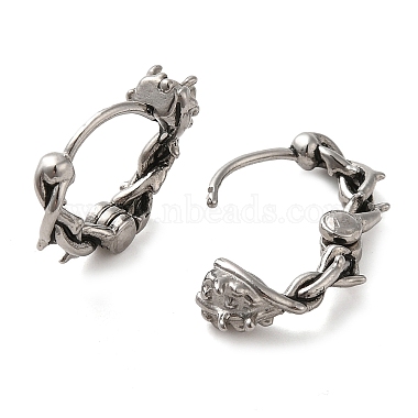 316 Surgical Stainless Steel Hoop Earrings(EJEW-Q795-15AS)-2
