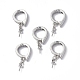 Brass Micro Pave Clear Cubic Zirconia Twister Clasps(KK-P223-39P)-4