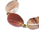 Natural Banded Agate/Striped Agate Beads Strands(G-L544-009)-3